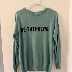 Dolores Promesas Green Rethinking Sweater